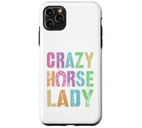 Vintage Crazy Horse Lady Equestrian Squad Pony Vibes Carcasa para iPhone 11 Pro MAX