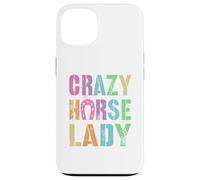 Vintage Crazy Horse Lady Equestrian Squad Pony Vibes Carcasa para iPhone 13