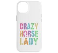 Vintage Crazy Horse Lady Equestrian Squad Pony Vibes Carcasa para iPhone 14 Plus