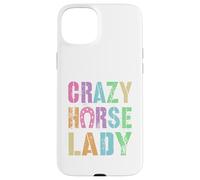 Vintage Crazy Horse Lady Equestrian Squad Pony Vibes Carcasa para iPhone 15 Plus