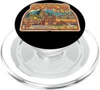 Vintage Cusco Peru Travel Souvenir Landmark Turista Regalo PopSockets PopGrip para MagSafe