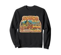 Vintage Cusco Peru Travel Souvenir Landmark Turista Regalo Sudadera