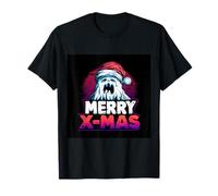 Vintage Cute Ghost Christmas Camiseta