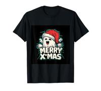Vintage Cute Ghost Christmas Camiseta