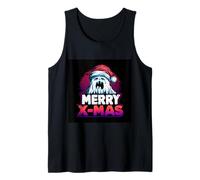 Vintage Cute Ghost Christmas Camiseta sin Mangas