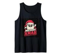 Vintage Cute Ghost Christmas Camiseta sin Mangas