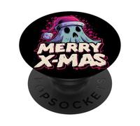 Vintage Cute Ghost Christmas PopSockets PopGrip Adhesivo