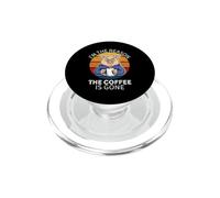 Vintage Cute Pig Soy la razón por la Que se acabó el café PopSockets PopGrip para MagSafe
