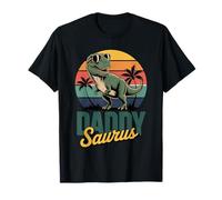 Vintage Daddysaurus T Rex Dinosaurio Papá Día del Padre Camiseta