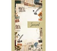 Vintage Dark Academia Junk Journal Pages - 6x9 Classical Scholar Scrapbooking Paper - 100 Decorative Writing Sheets with Quills, Inkwells, Greek Statues and Latin Ephemera