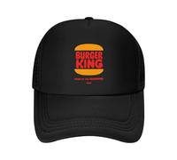 Vintage de los 70, 80, 90, Burger King Home of The Whopper 1969 Logo Gorra de béisbol Gorras únicas Gorra Infantil Sombreros de Sol para Mujeres Hombres