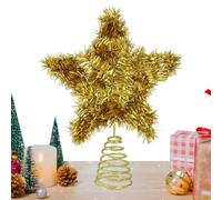 Vintage Decoration Christmas Tree, Christmas Tree Topper Bulk, Traditional Five-Pointed Ornament Set For Kids Church Holiday Party Mantel Fireplace Window Door