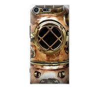 Vintage Deep Sea Diving Helmet Funda Carcasa Case para Sony Xperia XZ Premium