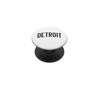 Vintage Detroit MI Auténtico Retro Home Pride PopSockets PopGrip Adhesivo