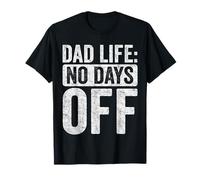 Vintage Día del Padre Papá, Papá No Days Off Camiseta