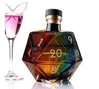 Vintage Dice Shape Liquor Decanter - Whiskey Bottle | Gift for Men, Father & Boyfriend | Ideal for Home Bar, Restaurant, Weddings, BBQ, Party & Family Gathering