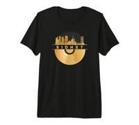 Vintage-Disco-Música 90s Feste-Festival Skyline-Sidney Camiseta Premium