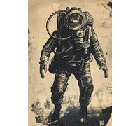 Vintage Diver's Papers: A 6 x 9 Dot Grid Journal for Adventurers and Creatives: Retro-Inspired Deep Sea Explorer Notebook for Notes, Sketches, and Creative Planning