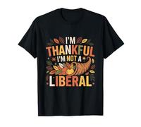 Vintage Divertido Diciendo Agradecido No Soy Liberal Camiseta