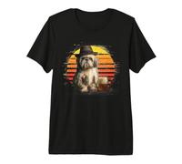 Vintage Dog Dad Retro Shih Tzu Dad Día del Padre para Hombres Camiseta Premium