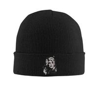 Vintage Dolly Parton 90S Gorro de Punto para Mujeres y Hombres Gorros de otoño e Invierno Gorro de acrílico Gorras cálidas