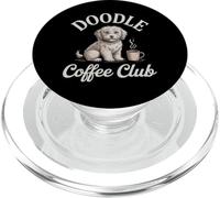 Vintage Doodle Coffee Club Dog Lover Café Gráfico PopSockets PopGrip para MagSafe