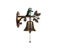 Vintage Door Bell Hanger, Rustic Wall Chime with Metal Design, Decorative Entry Accent, Easy To Mount and Relocate, Perfect For Indoor Or Outdoor Welcome Use, 7.09 Inches