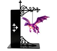Vintage Dragon Book Shelf Lamp Warm LED Floating Portable Light
