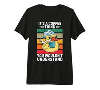 Vintage Duck Es un café Que Creo Que no entenderías Camiseta Premium