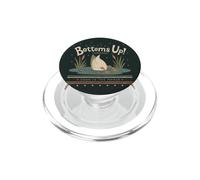 Vintage Duck Hunting Pantano Humor Bottoms Up PopSockets PopGrip para MagSafe