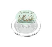 Vintage Duck Marsh Humor Bottoms Up Estanque PopSockets PopGrip para MagSafe