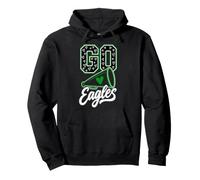 Vintage Eagle High School Go Eagles Pride Back to School Art Sudadera con Capucha