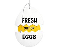 Vintage Eggs Sold Sign, Rustic Metal Wall Decor, 12 Inch Farm Sign with Distressed Finish, Iron Wall, Farmhouse Decor with Retro Style, Market Display for Kitchen and Garden