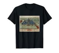 Vintage El Escorial - Rey de España Residencia Mapa (1609) Camiseta