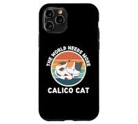 Vintage El Mundo Necesita más Calico Cat Retro Gats Lover Carcasa para iPhone 11 Pro