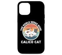 Vintage El Mundo Necesita más Calico Cat Retro Gats Lover Carcasa para iPhone 12/12 Pro
