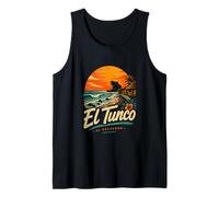 Vintage El Tunco Salvador Travel Souvenir Monumento Regalo Camiseta sin Mangas