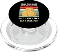 Vintage Ellos piensan Que Estoy Loco Pero yo como el Amante de la Bala de heno PopSockets PopGrip para MagSafe