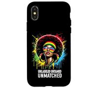Vintage Empoderamiento Negro Afro Queer Gay LGBTQ Orgullo Mujeres Carcasa para iPhone X/XS