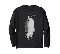 Vintage Engraving Penguin Wildlife Drawing Manga Larga