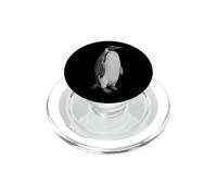 Vintage Engraving Penguin Wildlife Drawing PopSockets PopGrip para MagSafe