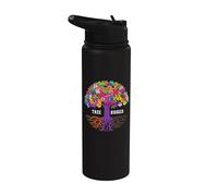 Vintage Environmental Nature Lover Tree Hugger Stainless Steel Insulated Water Bottle