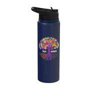 Vintage Environmental Nature Lover Tree Hugger Stainless Steel Insulated Water Bottle