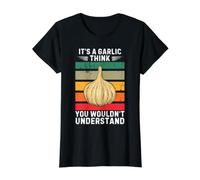Vintage es un ajo Que Crees Que no entenderías Camiseta gráfica económica, Mujer, Negro, XS