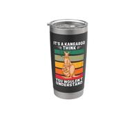 Vintage Es un canguro, creo que no lo entenderías Vaso térmico de acero inoxidable de doble pared