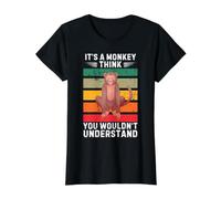 Vintage Es un Mono, Creo Que no lo entenderías Camiseta gráfica económica