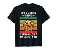 Vintage Es un Muffin Que Creo Que no entenderías Camiseta gráfica económica, Hombre, Negro, XL