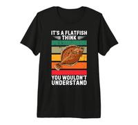 Vintage Es Un Pez Plano Piensa Que No Entenderías Camiseta Premium