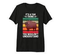 Vintage Es un Yak Que Creo Que no entenderías Camiseta Premium