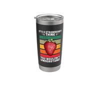 Vintage Es una fresa que creo que no entenderías Vaso térmico de acero inoxidable de doble pared